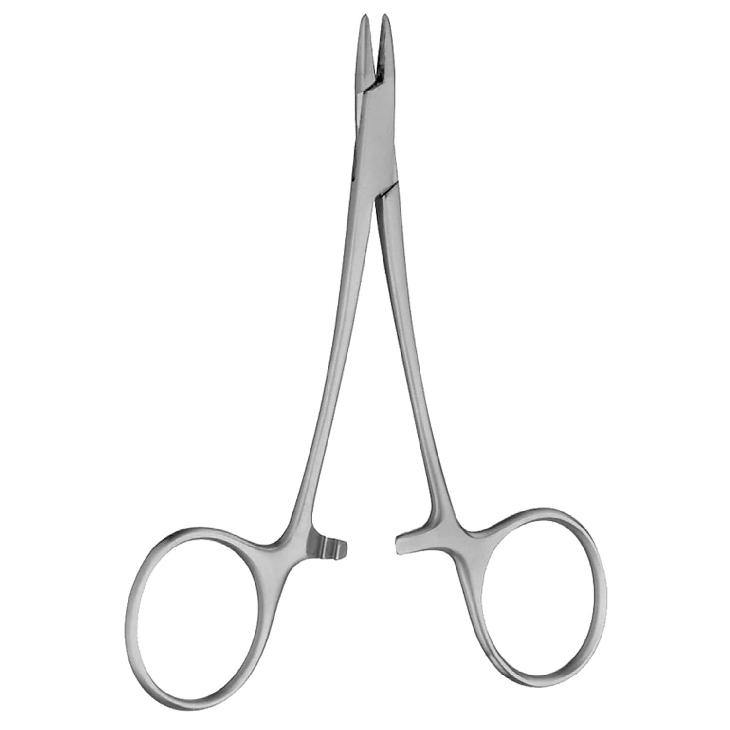 Converse Needle Holder, Curved Jaws, W/ Large Thumb Ring Offset, 6" (15.0 Cm)